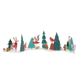 Meri Meri Wenskaart - Winter Woodland Concertina + Envelop