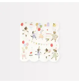 Meri Meri Servetten S - Animal Friends - 16st