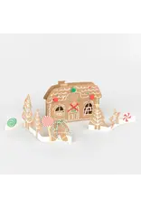 Meri Meri Wenskaart - Pop Up Gingerbread House Card + Envelop