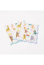 Meri Meri Servetten L - Animal Parade - 16st