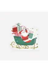 Meri Meri Servetten L - Santa Sleigh - 16st