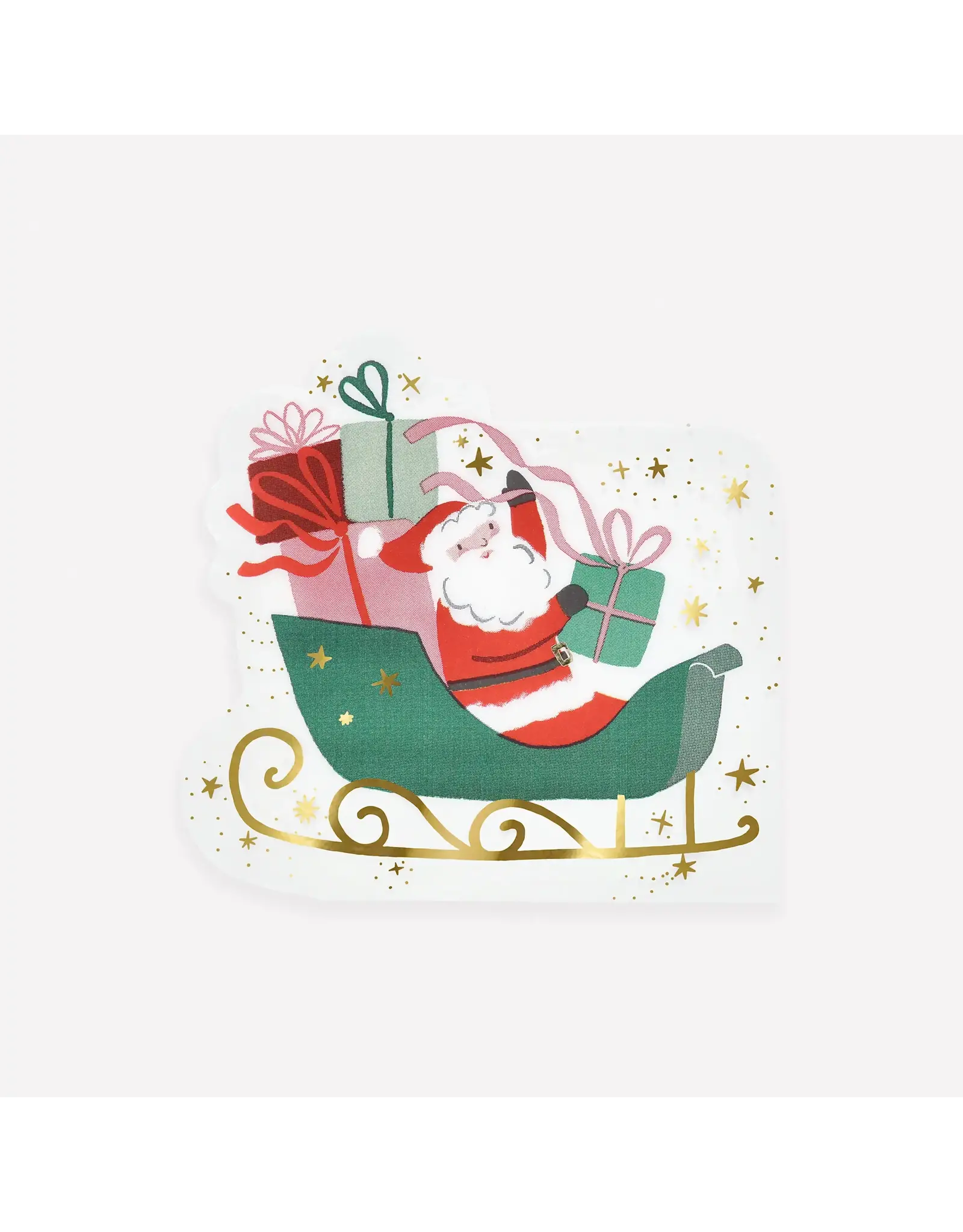 Meri Meri Servetten L - Santa Sleigh - 16st