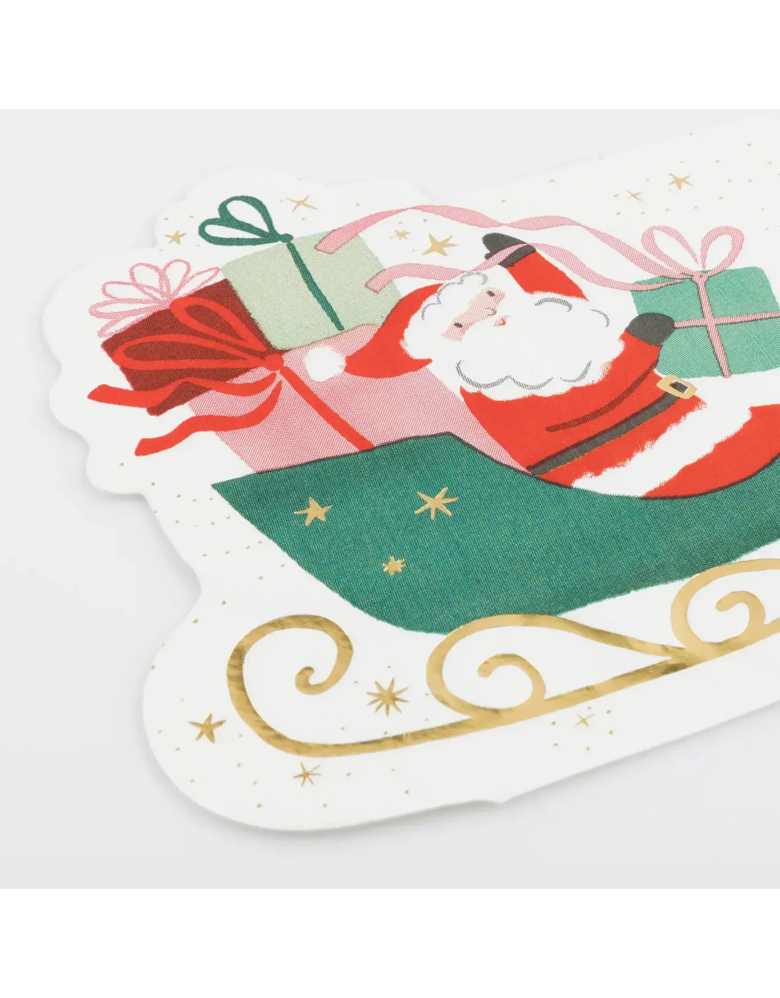 Meri Meri Servetten L - Santa Sleigh - 16st