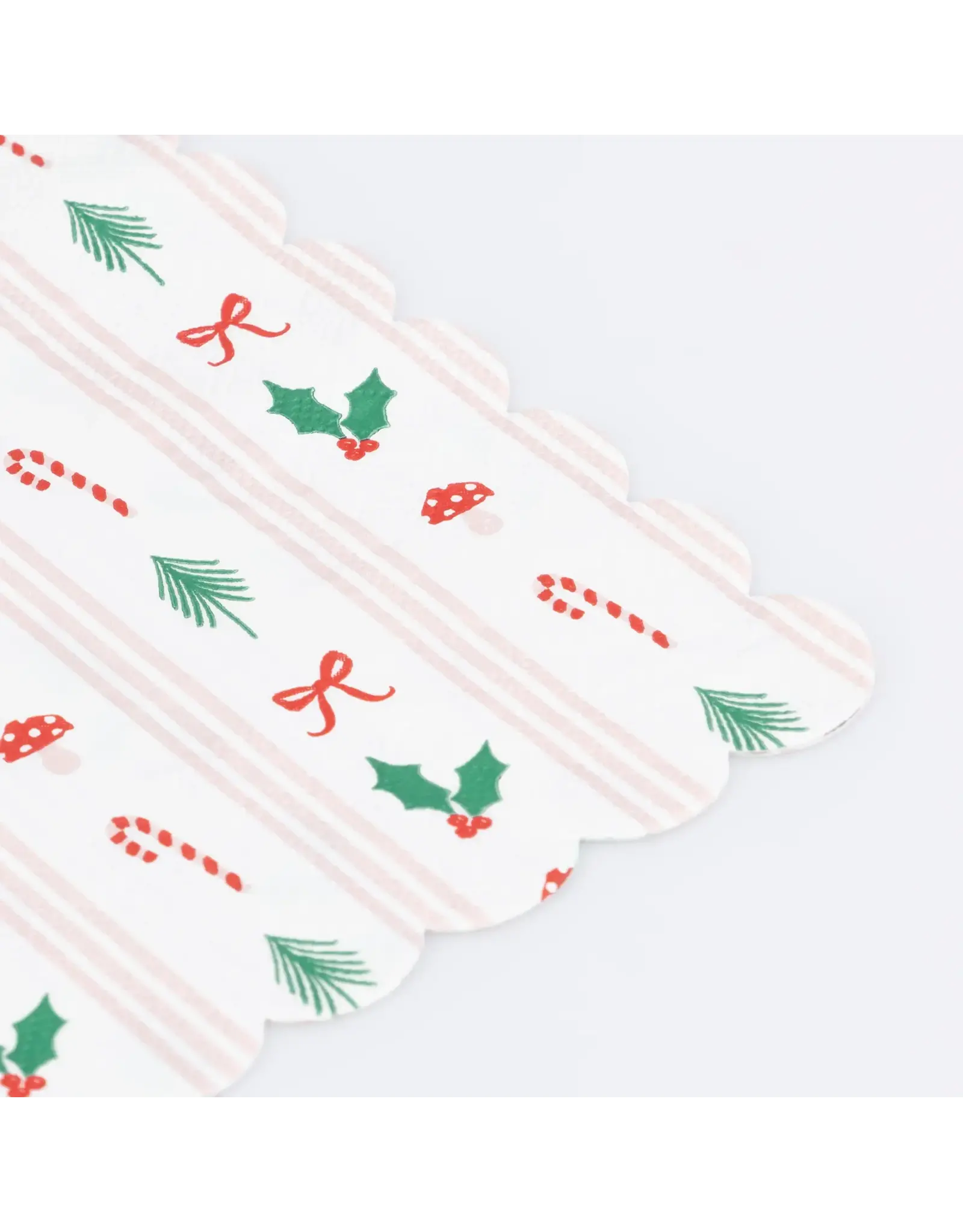 Meri Meri Servetten L - Festive Icon Stripes - 16st