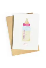 Studio Zwoane Wenskaart - Drunk in love, Roze - Dubbele kaart + Envelop