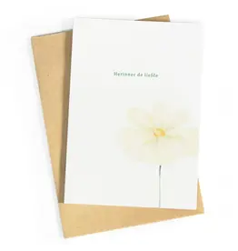 Studio Zwoane Wenskaart - Herinner de liefde - Dubbele kaart + Envelop