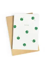 Studio Zwoane Wenskaart - Good luck - Dubbele kaart + Envelop
