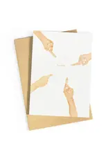 Studio Zwoane Wenskaart - Zo wijs - Dubbele kaart + Envelop