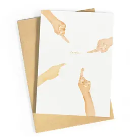 Studio Zwoane Wenskaart - Zo wijs - Dubbele kaart + Envelop