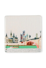 Storytiles Mini Tegel / Magneet -  Good old Ghent - 6 x 6 cm