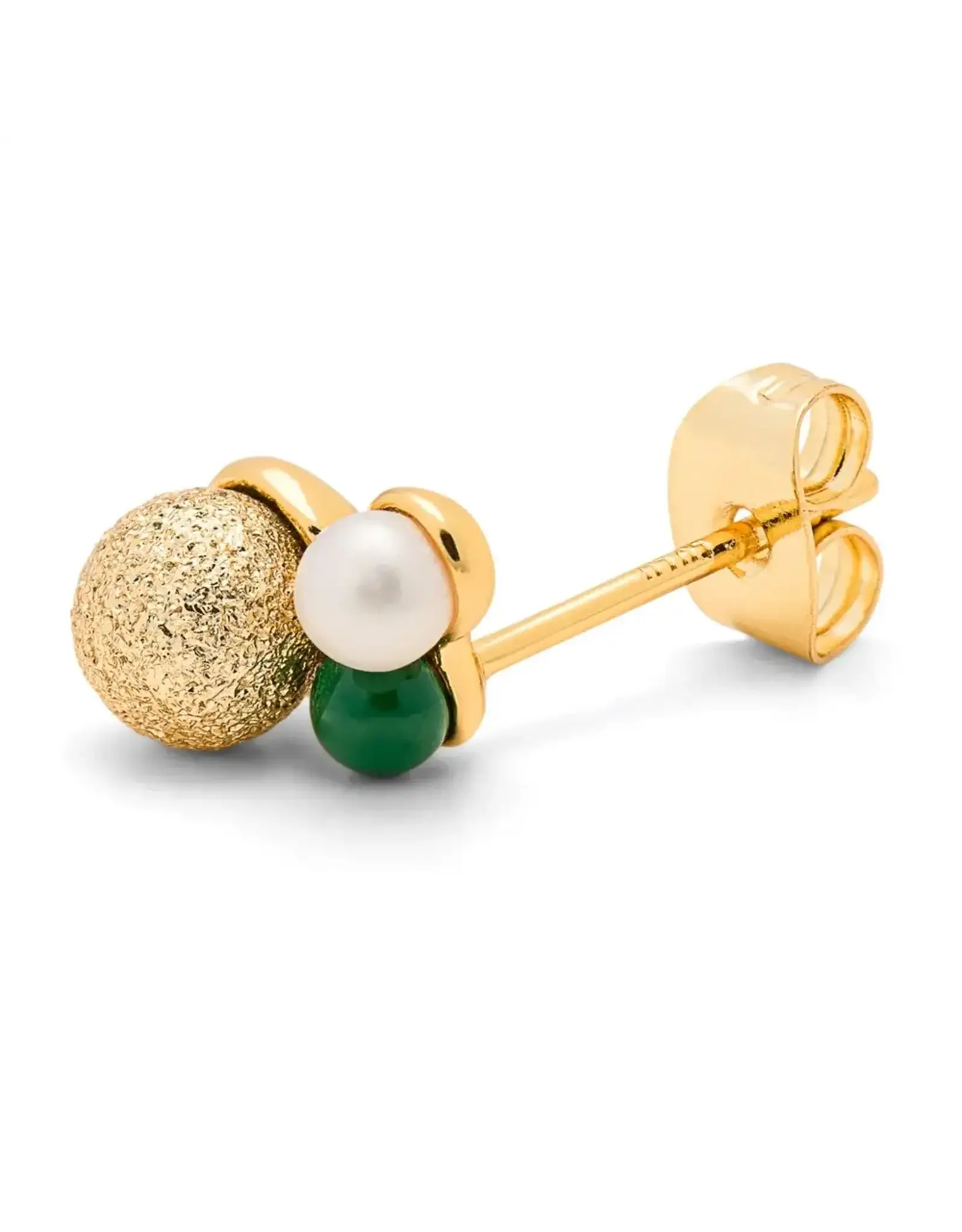 Lulu Copenhagen Oorbel Stud - Bouquet, The Favorite - Goud - Single