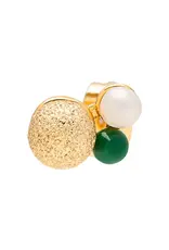 Lulu Copenhagen Oorbel Stud - Bouquet, The Favorite - Goud - Single