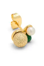 Lulu Copenhagen Oorbel Stud - Bouquet, The Favorite - Goud - Single