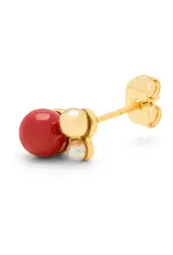 Lulu Copenhagen Oorbel Stud - Bouquet, The Classic - Goud - Single