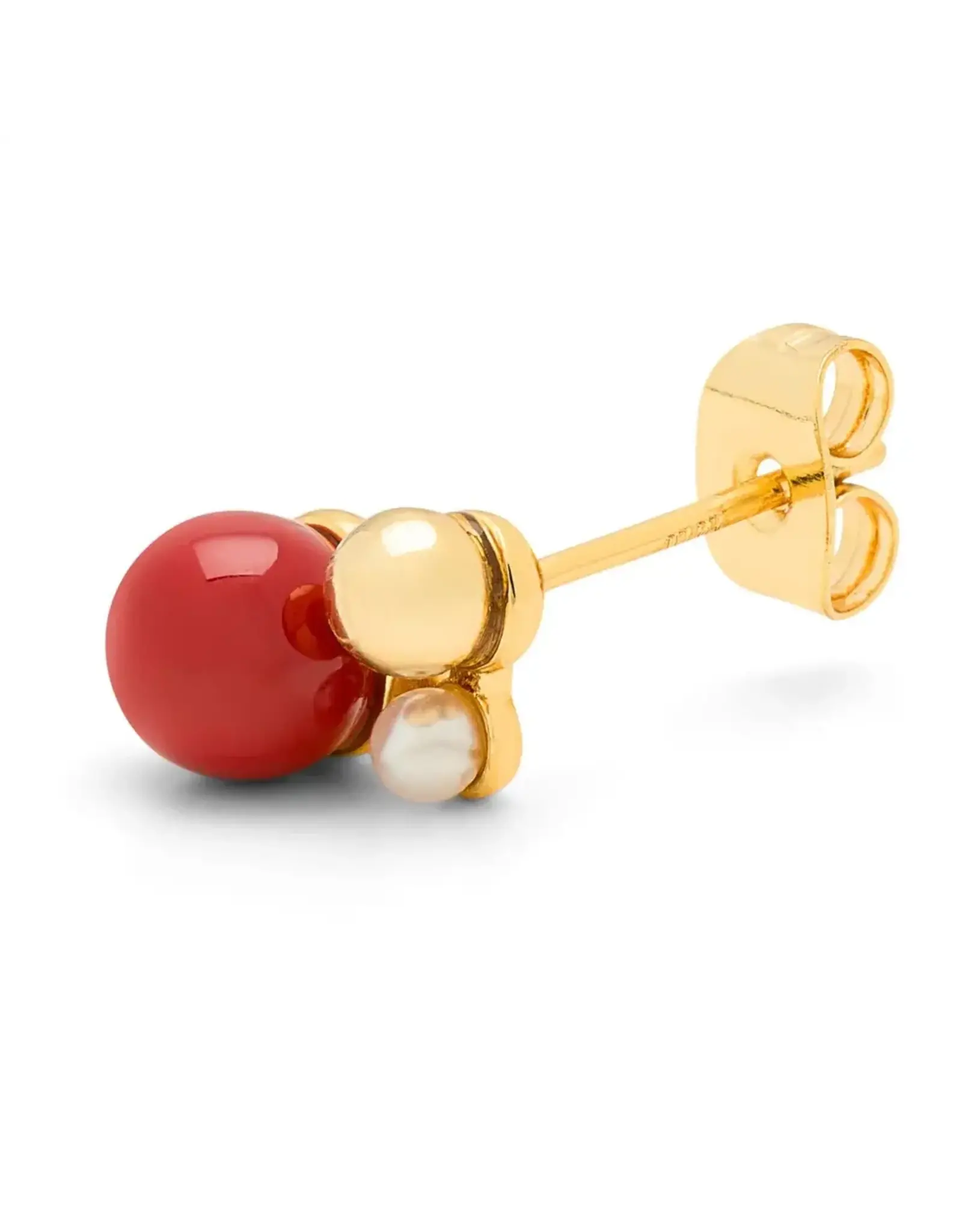 Lulu Copenhagen Oorbel Stud - Bouquet, The Classic - Goud - Single