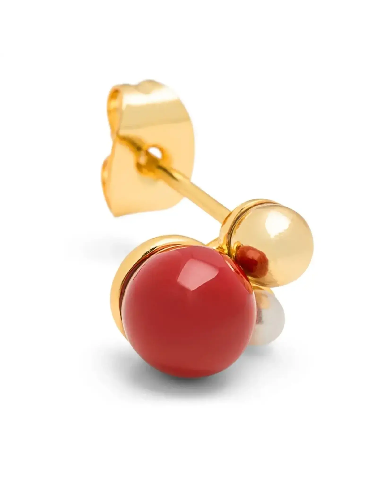 Lulu Copenhagen Oorbel Stud - Bouquet, The Classic - Goud - Single
