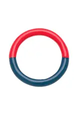 Lulu Copenhagen Double Color Ring - Retro Dark Blue/ Hot Coral