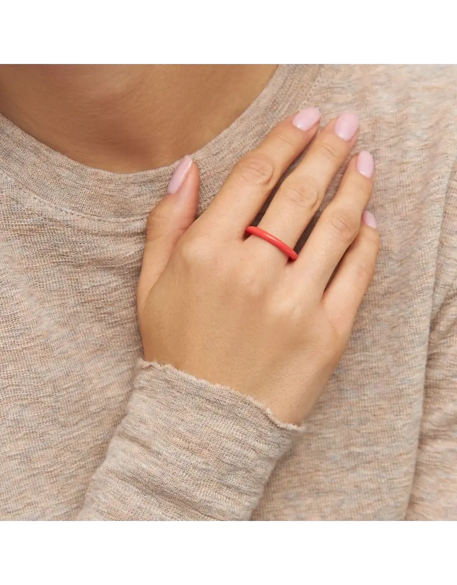 Lulu Copenhagen Color Ring Enamel - Lipstick Red