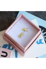 Lulu Copenhagen Oorbel Stud - Croissant - Goud - Single