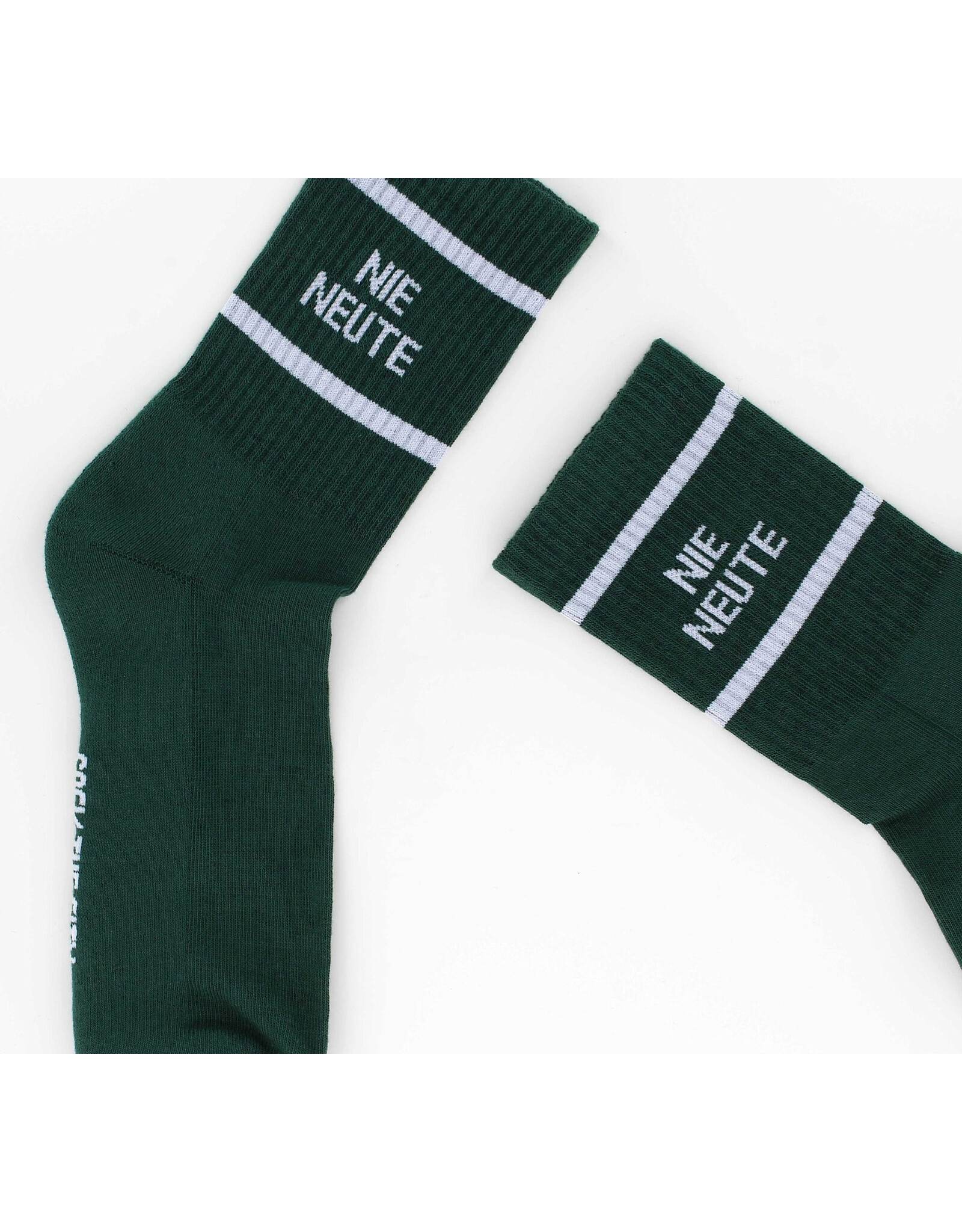 Sock The City Gentse sokken - Nie Neute, Donker Groen - Katoen - One size