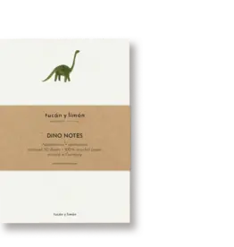 Tucán y limón Notitieblokje - Dino - 10,5x14,8 cm - 50pg