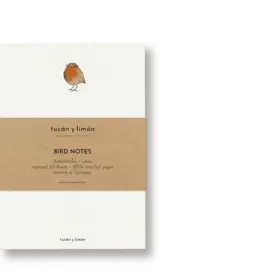 Tucán y limón Notitieblokje - Roodborstje - 10,5x14,8 cm - 50pg