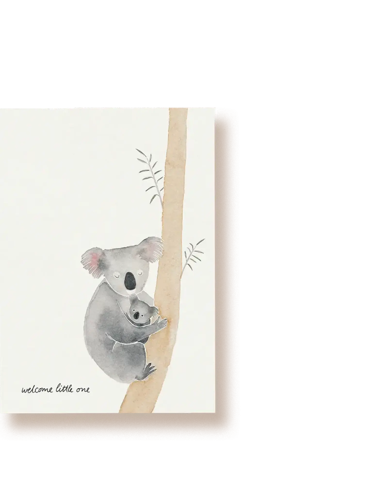 Tucán y limón Wenskaart - Koala, Welcome little one - Postkaart + Envelop