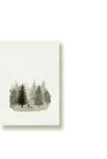 Tucán y limón Wenskaart - Dennenbos - Postkaart + Envelop