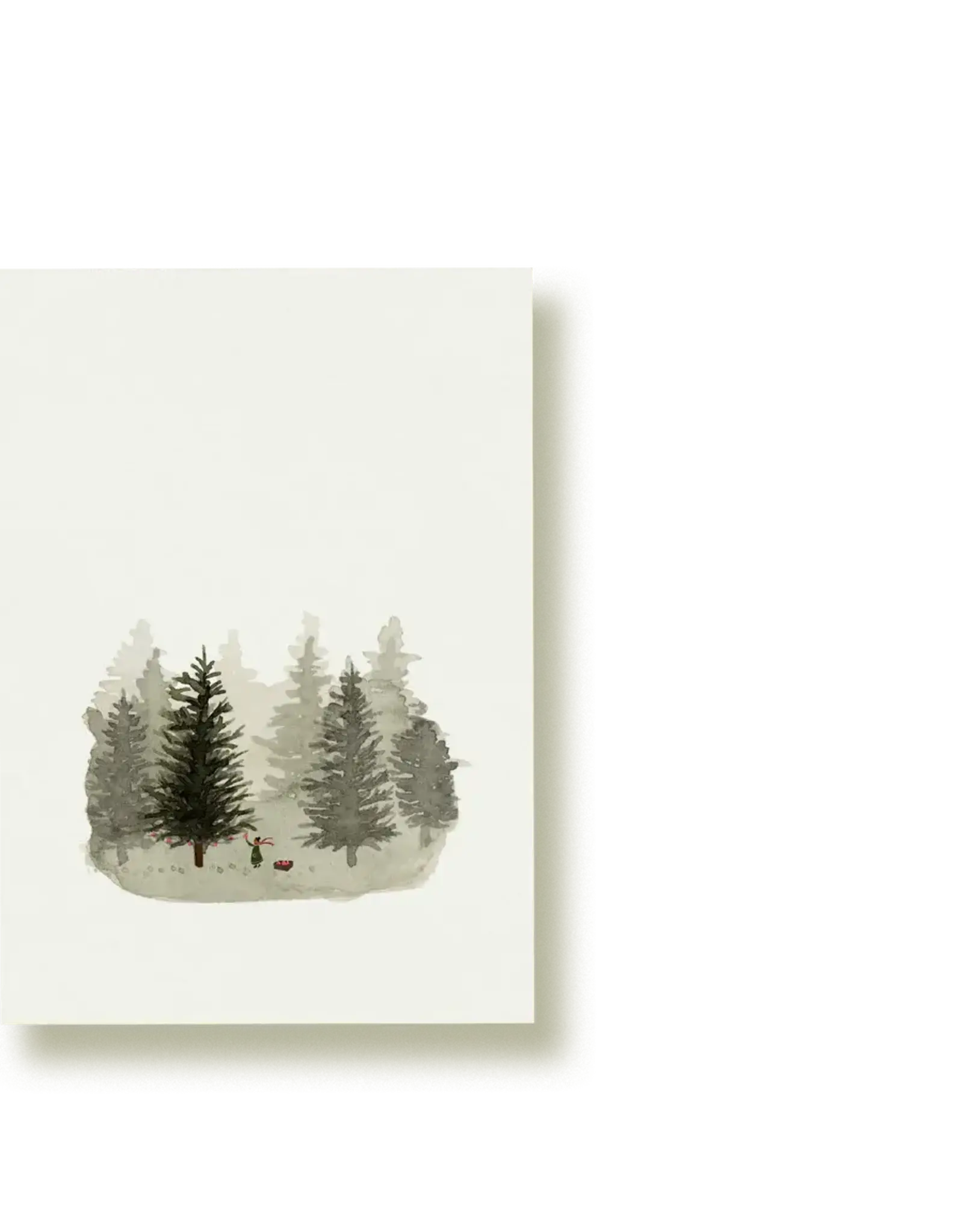 Tucán y limón Wenskaart - Dennenbos - Postkaart + Envelop