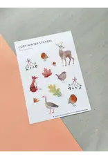 Tucán y limón Stickers, Cozy winter