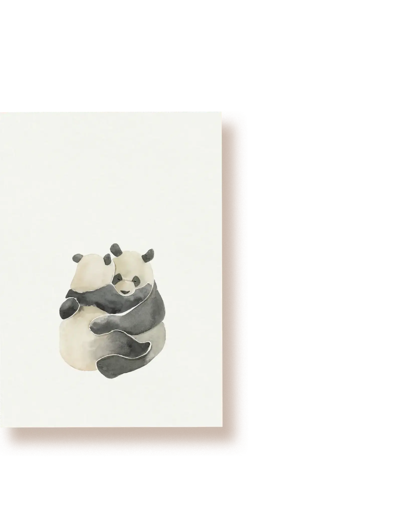 Tucán y limón Wenskaart - Panda Hug - Postkaart + Envelop