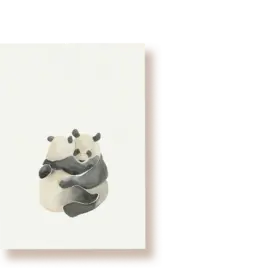 Tucán y limón Wenskaart - Panda Hug - Postkaart + Envelop