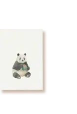 Tucán y limón Wenskaart - Panda met Cadeautje - Postkaart + Envelop