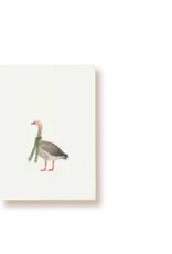 Tucán y limón Wenskaart - Gans met Sjaal - Postkaart + Envelop