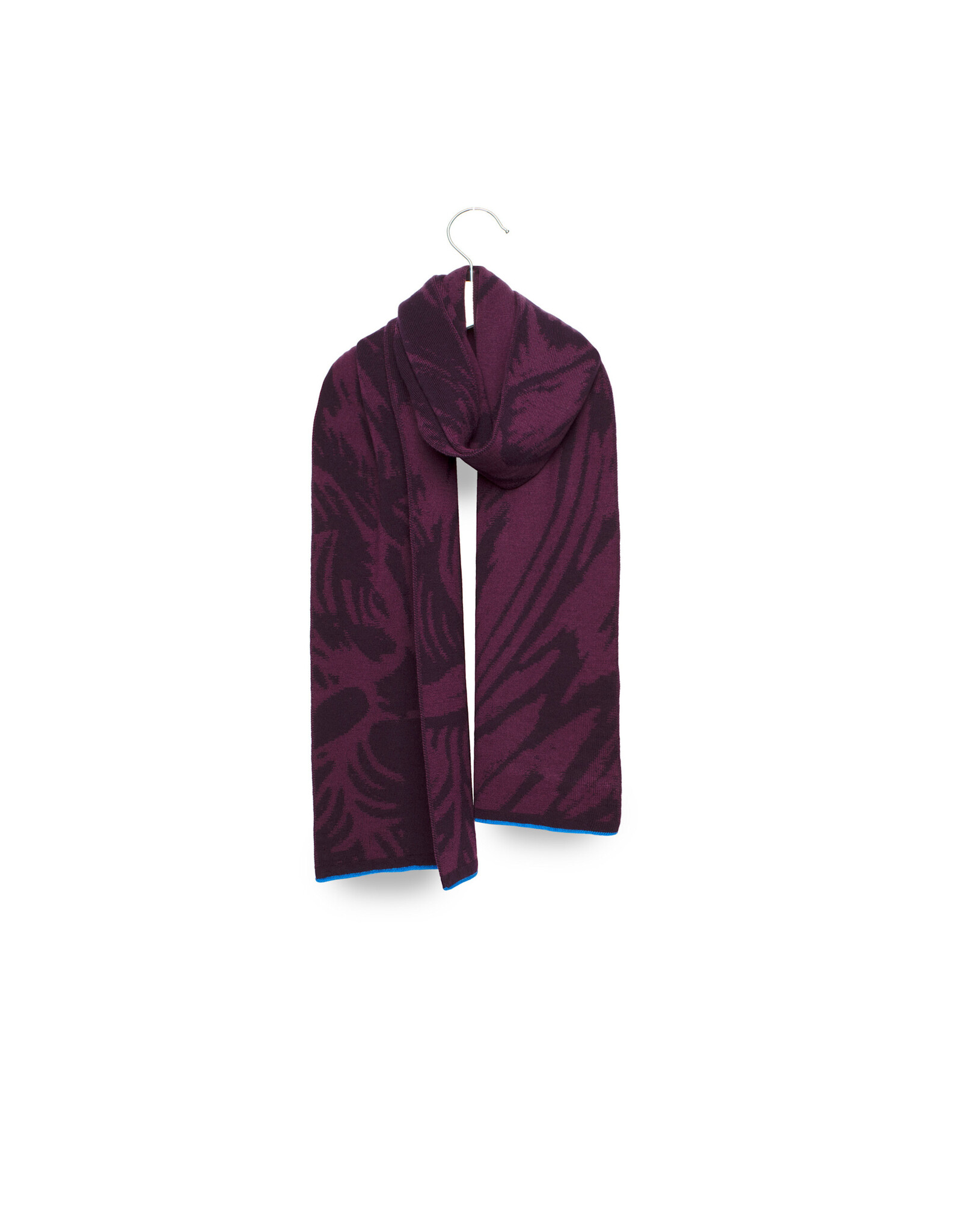 Wolvis Wolvis W25, Cerura Midi, Blackberry - 170x25cm - 100% Merinowol