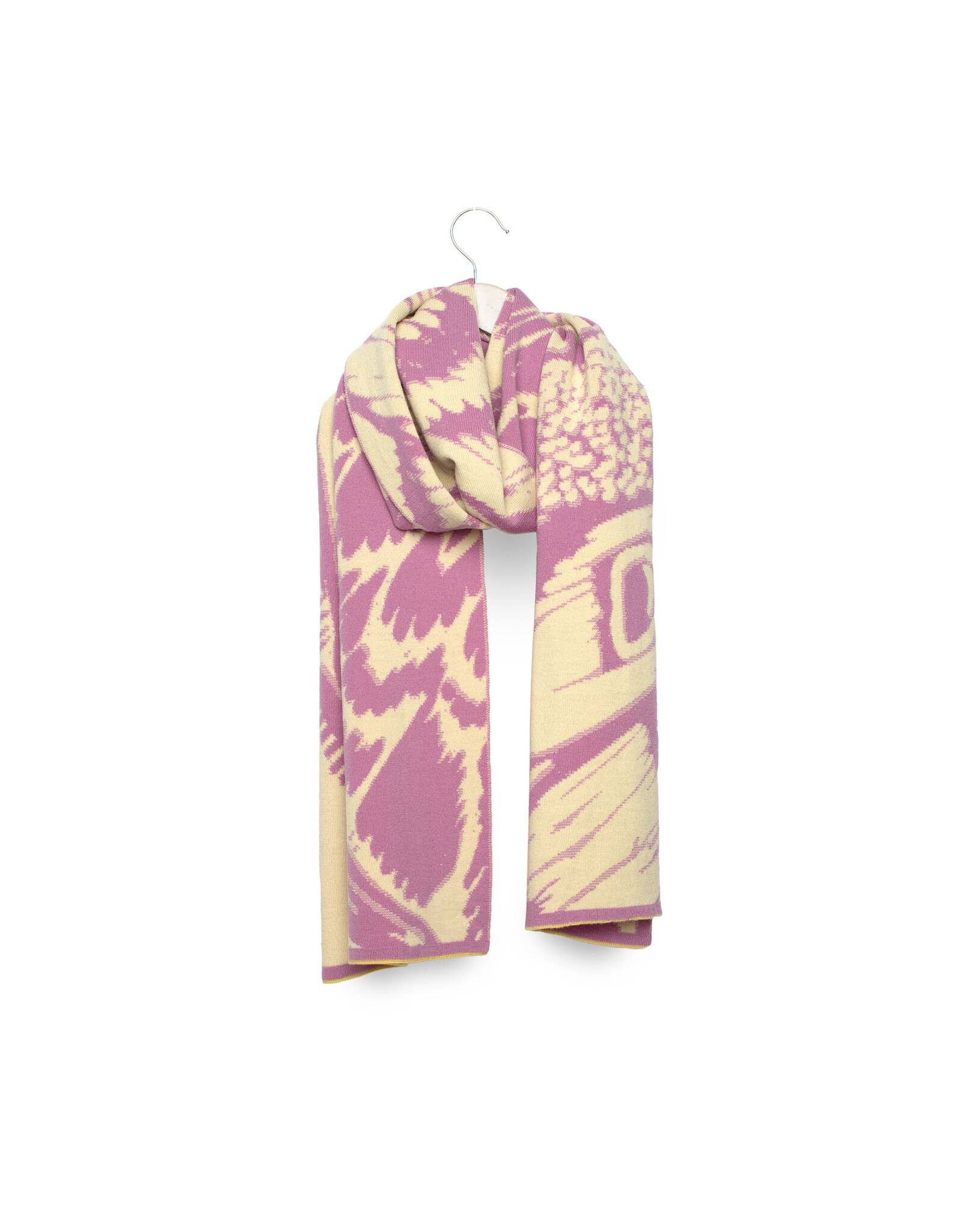 Wolvis Wolvis W25, Furcula Maxi - Orchid - 200x40cm - 100% Merinowol