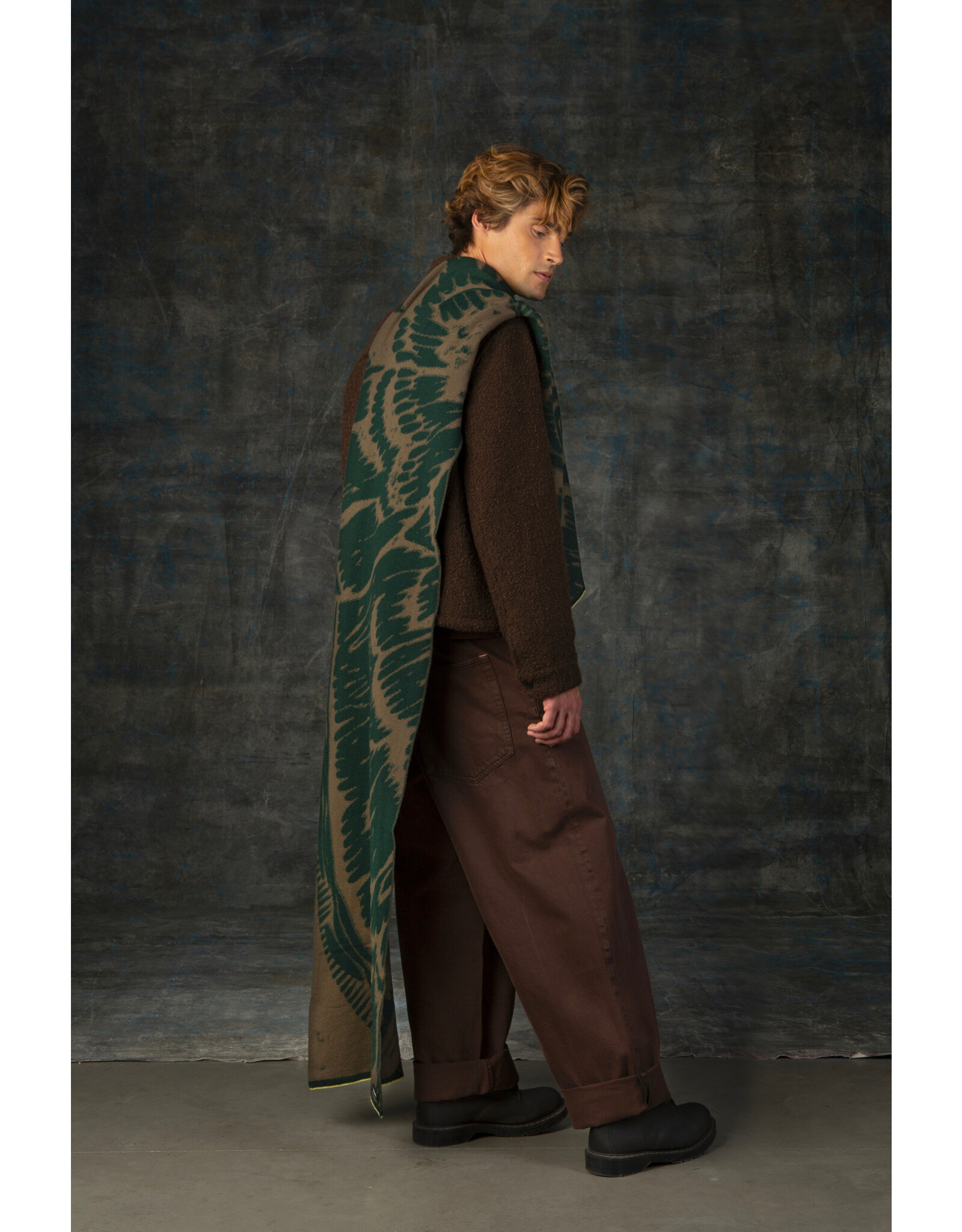Wolvis Wolvis W25, Furcula Maxi - Forest - 200x40cm - 100% Merinowol