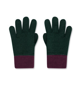 Wolvis Wolvis W25, Gloves Drift - Forest - 90% Merinowol 10% Elastaan