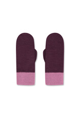 Wolvis Wolvis W25, Mittens Drift - Grape - 90% Merinowol 10% Elastaan