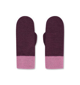 Wolvis Wolvis W25, Mittens Drift - Grape - 90% Merinowol 10% Elastaan