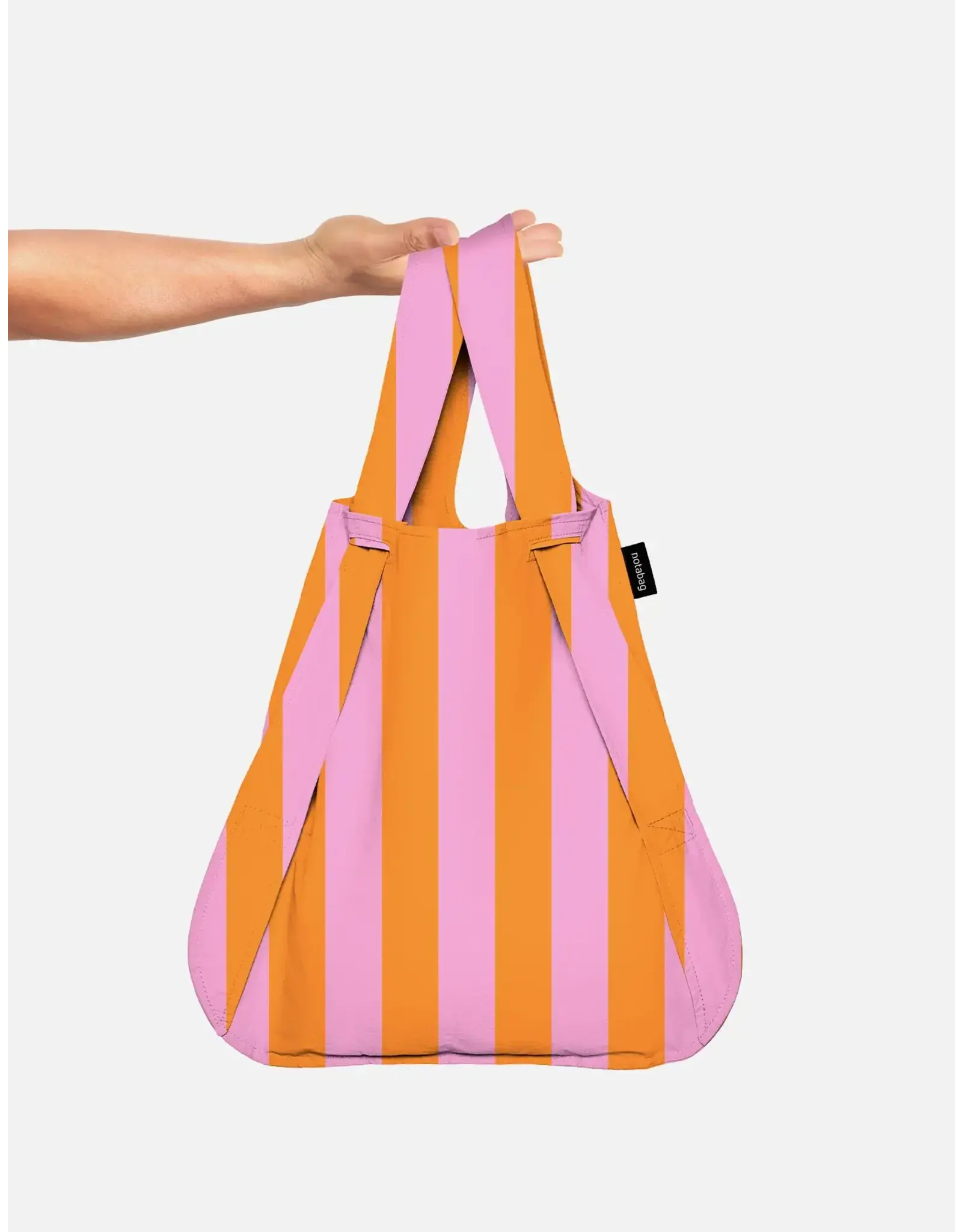 Notabag Notabag Original - Orange/Pink Stripes