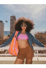 Notabag Notabag Original - Orange/Pink Stripes