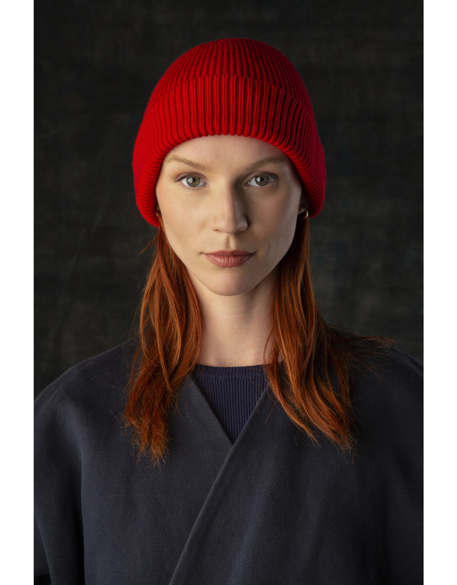 Wolvis Wolvis Beanie - Poppy - 100% Merinowol