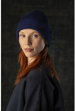 Wolvis Wolvis Beanie - Indigo - 100% Merinowol