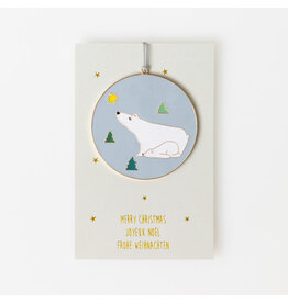 Raeder Kersthanger - Ijsbeer - Ø7cm