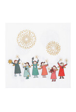 Raeder Servetten - Heavenly Sisters, Wit - 25x25cm