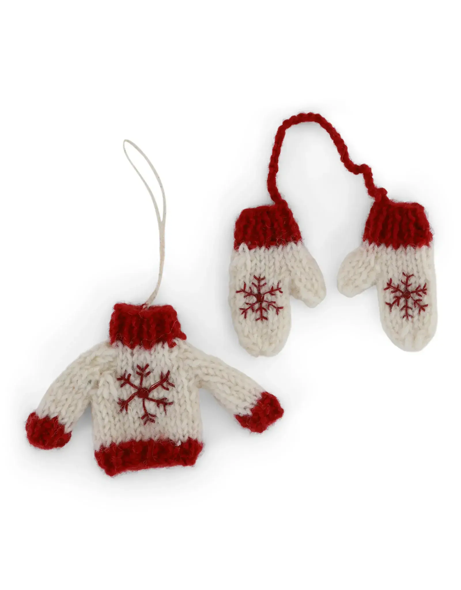 Gry & Sif Kersttruitje en Handschoentjes