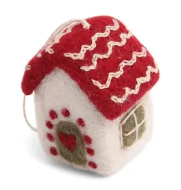 Gry & Sif Mini Kersthuisje - 6x3x3cm Gry & Sif Mini Kersthuisje - 6x3x3cm