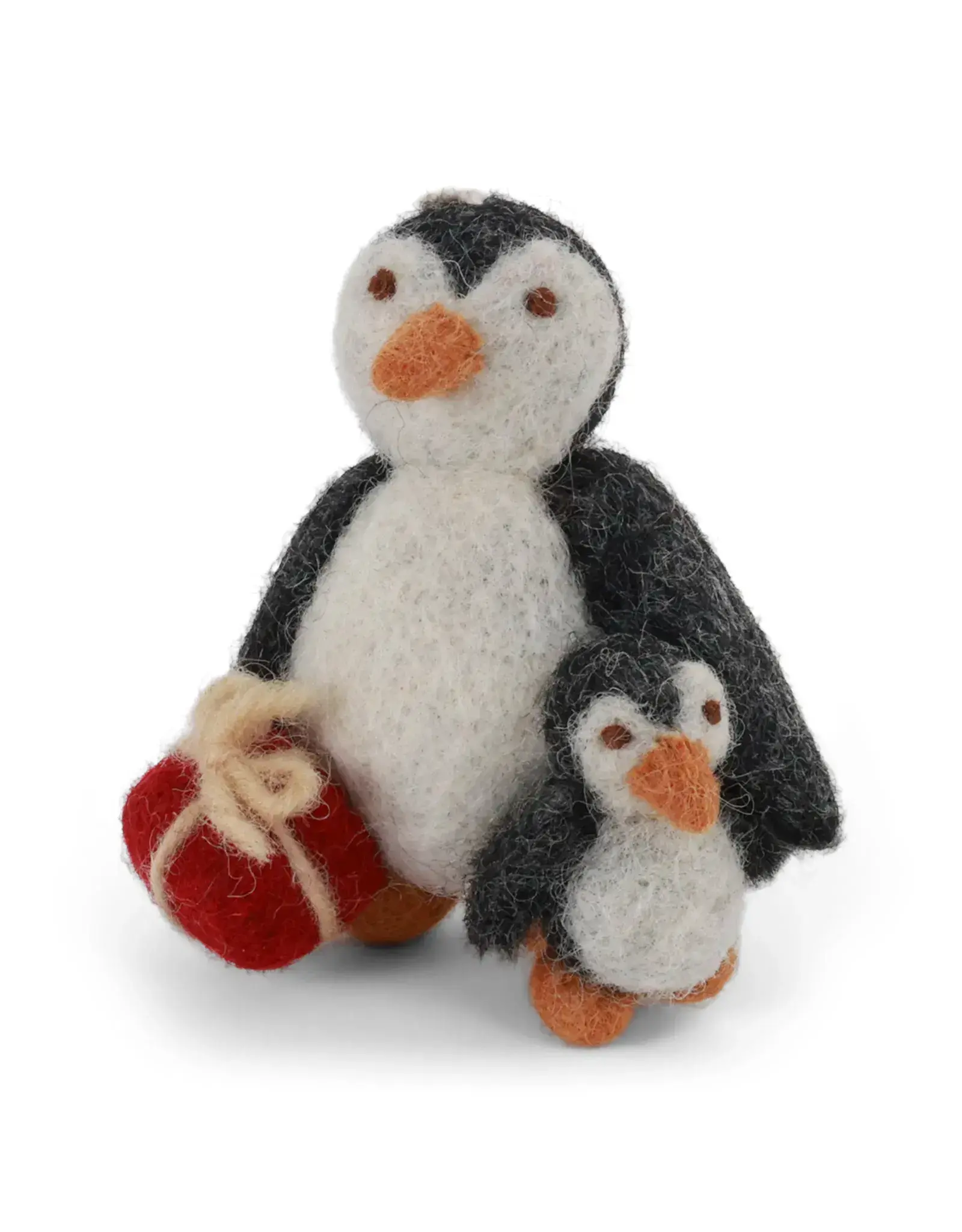 Gry & Sif Pinguin met Baby - 7,5x5,5cm