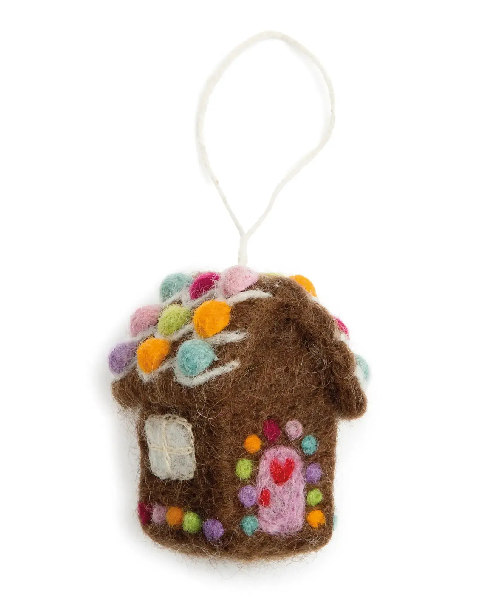 Gry & Sif Mini Gingerbread huisje - 6,5x4x4cm